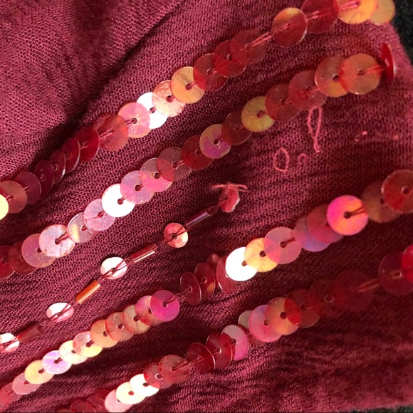 Chelsea and Violet Split V neck Sequin Mini Dress - Picture 5 of 7